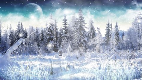 Free Animated Snowy Christmas Wallpaper Wallpapersafari