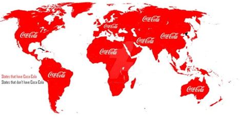 El Mapa Del Día Países En Los Que Puedes Comprar Una Coca Cola
