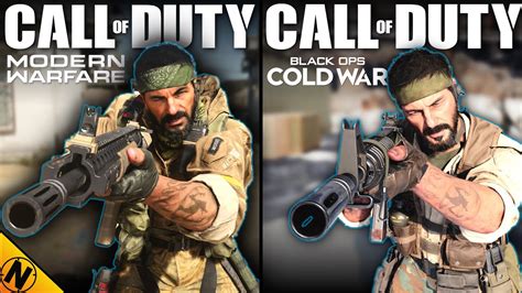 Call Of Duty Black Ops Cold War Vs Modern Warfare Direct Comparison