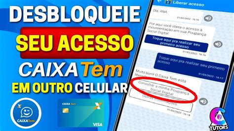 Como Liberar O Acesso Do Caixa Tem Em Outro Celular Youtube