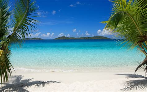 Tropical Island Beaches Desktop Wallpaper Wallpapersafari