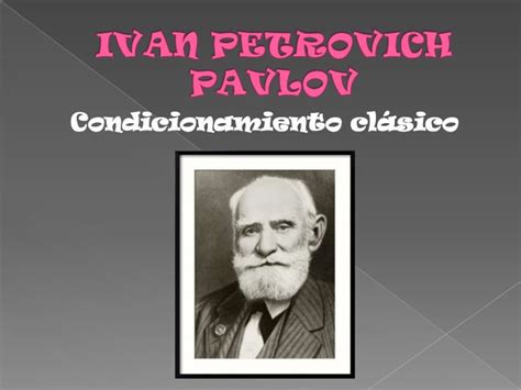 Teoría De Pavlov