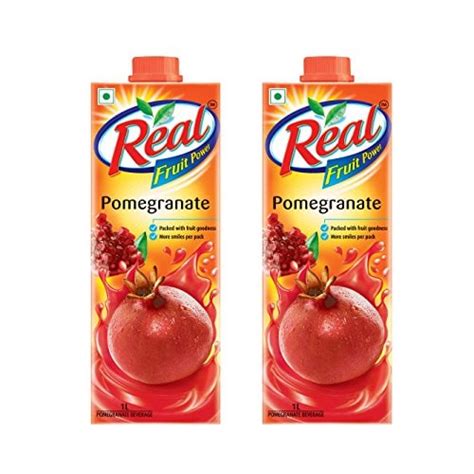 Real Fruit Power Pomegranate Juice Pomegranate 1ltr Pack Of 2 Price