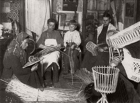 Vintage Russian Peasants And Their Craft Jobs Early 20th Century