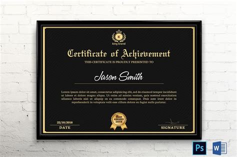 Pin On Certificate Template
