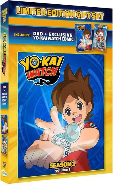 Yo Kai Watch Season 1 Volume 1 T Set With Exclusive Comic Book Dvd