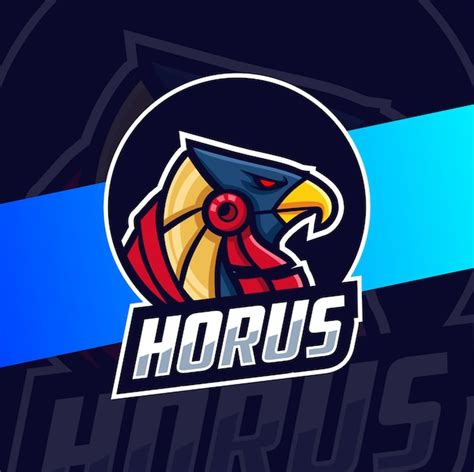 Premium Vector Horus Mascot Esport Logo Design