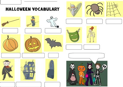 écrire Des Mots Du Vocabulaire Halloween En Cursive Au Cp - Halloween | Le BLOG de Monsieur Mathieu