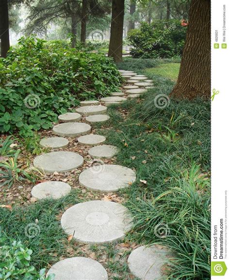 Stone Paths Stone Path Stock Image Image 4826831 Stone Garden