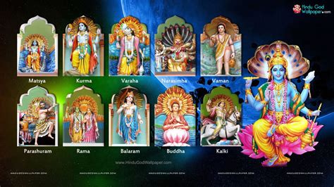 Dashavatar Hd Wallpapers Full Size For Desktop Lord Vishnu Vishnu