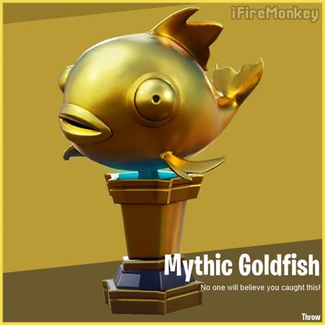 Fortnites Ultra Rare Mythic Goldfish Finally Captured On Film