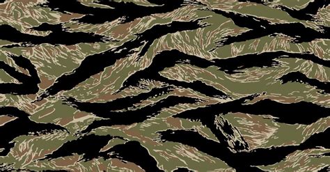 Vietnam Tiger Stripe Camouflage Pattern Design Camouflage