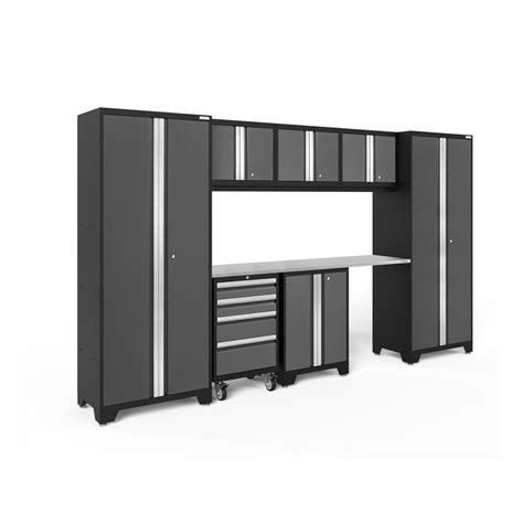 Custom garage storage for your exact needs. NewAge Products Bold 3.0 77.25 in. H x 132 in. W x 18 in ...