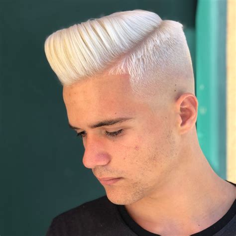 White Color ⚪️⚪️ Model White Hair Men Cool Hair Color Long Hair
