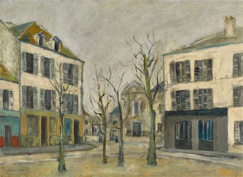 Maurice Utrillo La Place Du Tertre à Montmartre Circa 1910 Art Day