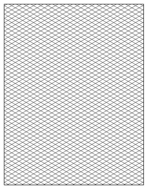 Printable Isometric Graph Paper For Artists