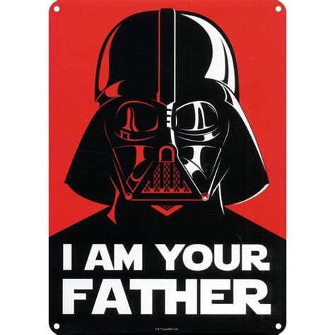 Placa Darth Vader “i Am Your Father” “yo Soy Tu Padre”