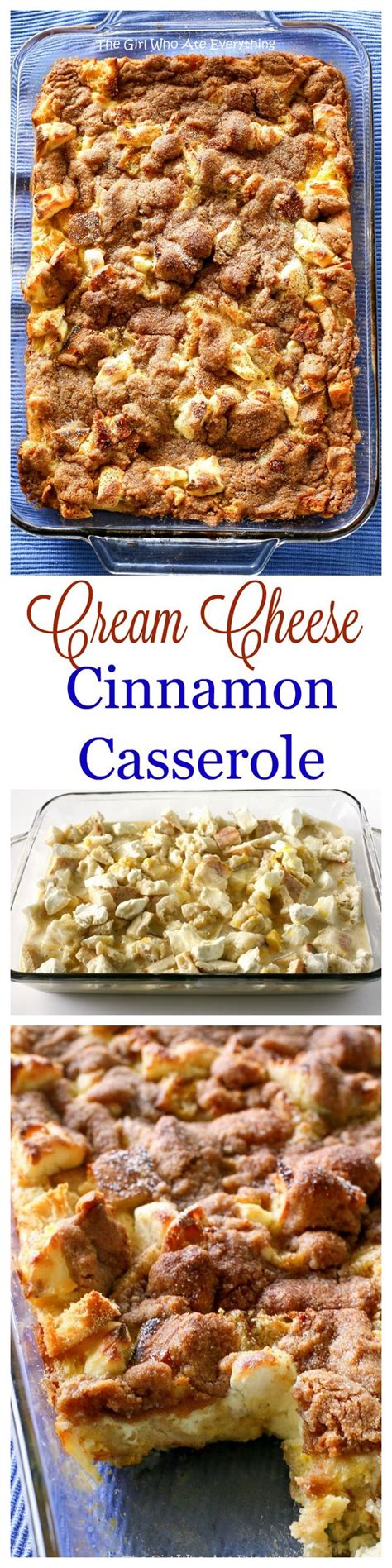 Cream Cheese Cinnamon Casserole