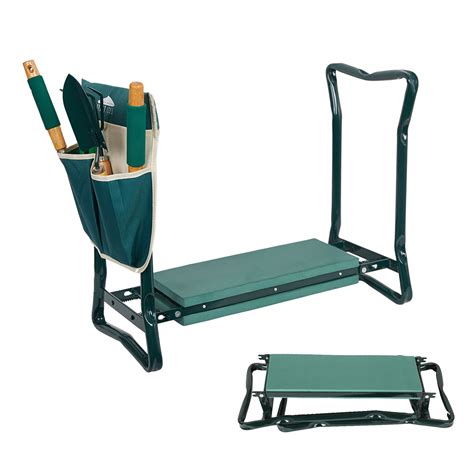 Karmasfar Product Folding Garden Kneeler And Seat Garden Bench Sturdy