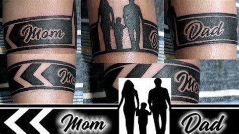 mom dad band tattoo mom dad tattoo on hand mom dad tattoo momdadtattoo bandtattoo art tattoo