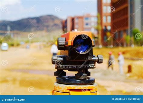 Land Surveyor Stock Photo Image Of Geomatric Labour 54381466