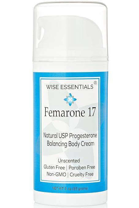 Natural Progesterone Cream Femarone 17 From Wild Yam For Natural Balance For