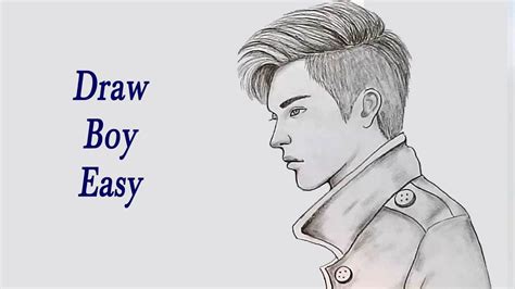 How To Draw Boy Step By Step Pencil Sketch Boy Drawing Easy Youtube