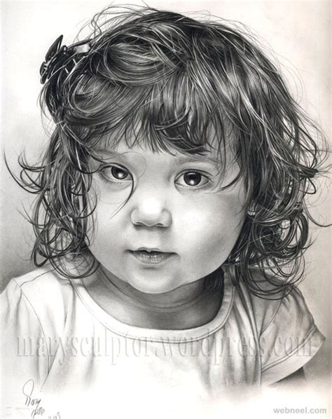 40 Beautiful And Realistic Portrait Drawings For Your Inspiration