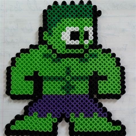 Hulk Hama Beads Perler Beads Images And Photos Finder
