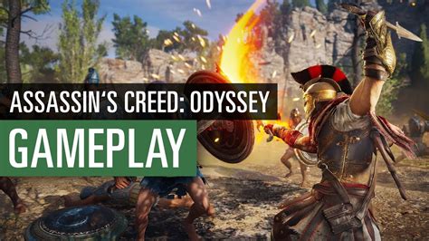 Assassins Creed Odyssey Gameplay Knapp 15 Minuten Gameplay Aus Dem