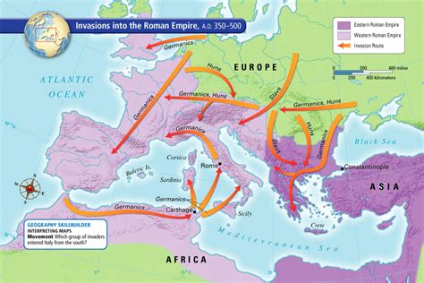 The Fall Of The Roman Empire 6th Grade Social Studies