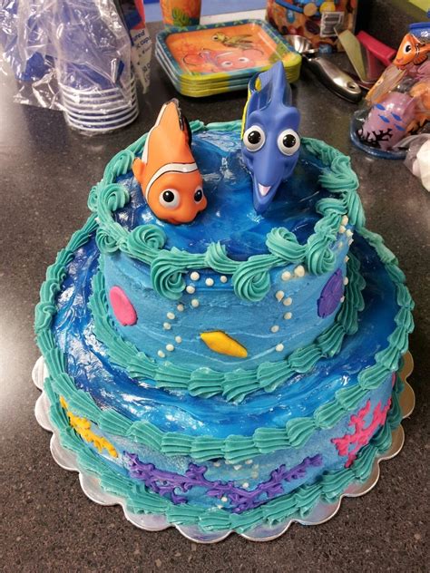 35 Best Picture Of Finding Nemo Birthday Cake