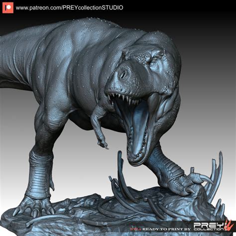 Jurassic Park Jurassic World Tyrannosaurus Rex 3d Print Model 3d Model 3d Printable Cgtrader