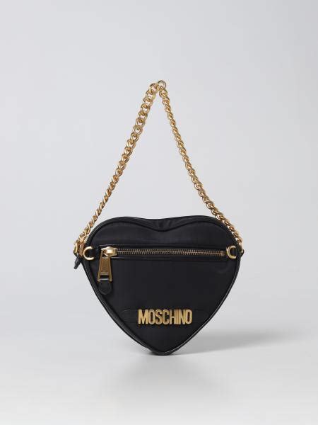 Moschino Couture Shoulder Bag For Woman Black Moschino Couture