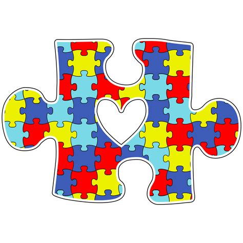 Printable Autism Puzzle Piece Printable Word Searches