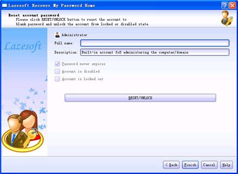 Displays all user account names and the age of their passwords. Lazesoft Recover My Password - How to unlock a locked ...