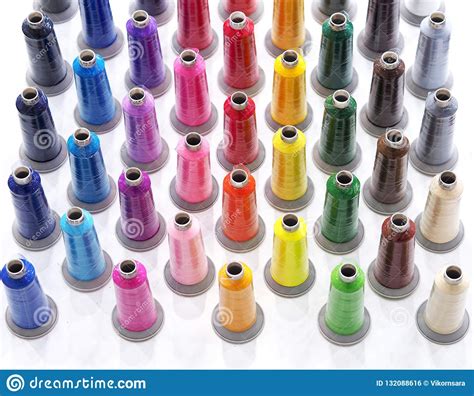 Colorful Textile Threads Industry For Background Stock ...