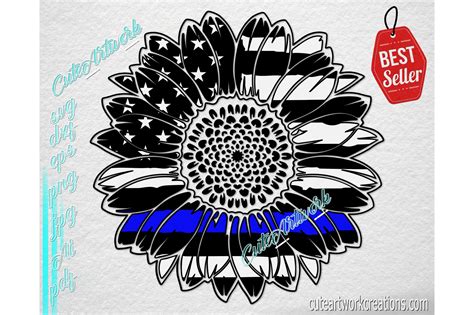 Free Free 135 Red White Blue Sunflower Svg SVG PNG EPS DXF File