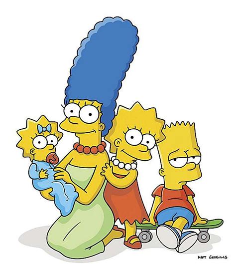 Lisa Simpson Jonr N Simpson Bart Simpson Marge Simpson Maggie Simpson
