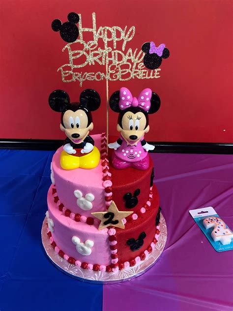 Minnie Mouse Cake Topper Birthday Cake Topper Mickey Mouse Etsy Canada