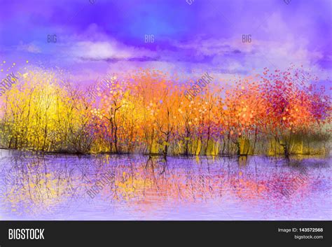 Oil Painting Landscape Colorful Image And Photo Bigstock