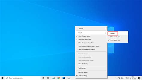 How To Remove The Search Bar From Taskbar On Windows 10 No 1 Tech