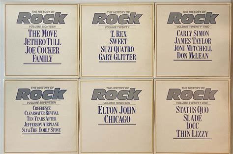 Lot 1051 The History Of Rock Complete Lp Series