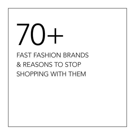 Its Here My Guide To 70 Fast Fashion And High Street Fashion Brands