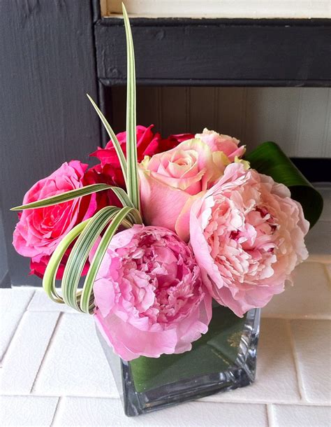 Pink Peony Arrangement By Bloomflora Yourbloomflora