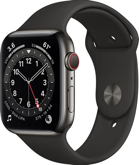 Apple Watch Series 6 Gps Cellular 44mm Graphite Stainless Steel Case