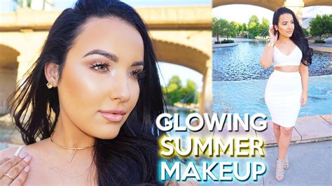Glowing Summer Makeup Tutorial My Go To Look YouTube