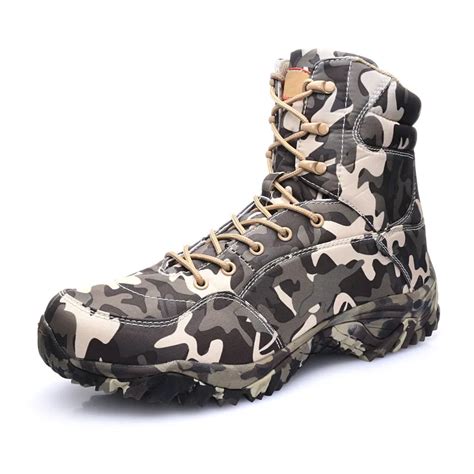 Winter Men Military Tactical Boots Special Force Breathable Waterproof