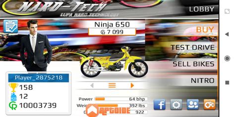 Game drag bike 201m mod versi motor indonesia adalah salah satu game keren menurut rexi. Download Drag Bike 201M Indonesia Mod Apk Full Terbaru ...
