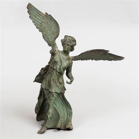 Bronze Figure Of The Winged Victory After The Antique